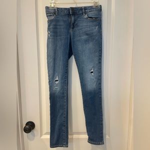 GAP super skinny distressed jean